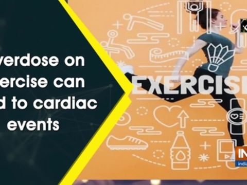 Overdose on exercise can lead to cardiac events