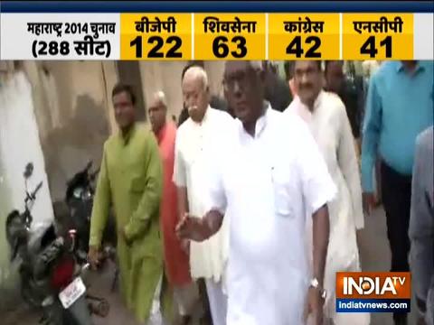 Assembly Polls 2019: Polling begins in Maharashtra, RSS Chief reaches booth to cast his vote