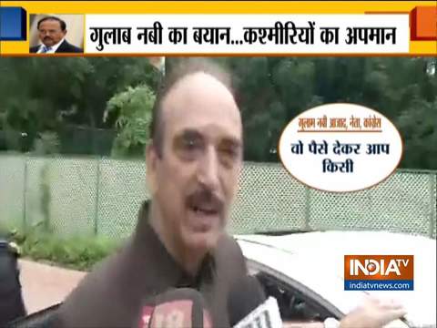 Ghulam Nabi Azad reacts to pictures of NSA Ajit Doval interacting with locals in Shopian