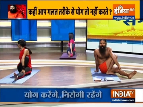 Know what is the right way to do Vrakasana, Gomukhasana and Bhujangasana from Swami Ramdev