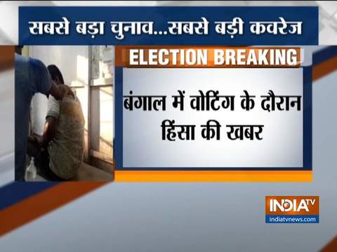 West Bengal: Bomb thrown near polling booth in Murshidabad, one cop injured