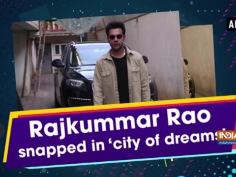 Rajkummar Rao snapped in 'city of dreams'