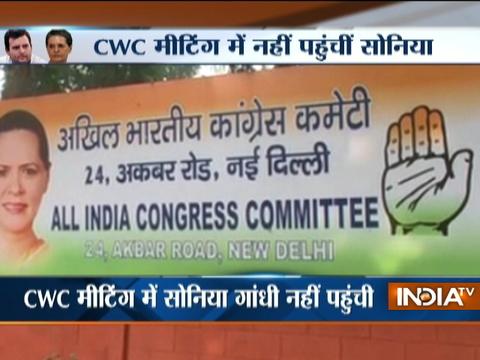 Unwell Sonia Gandhi Skips Congress CWC meeting due to air pollution