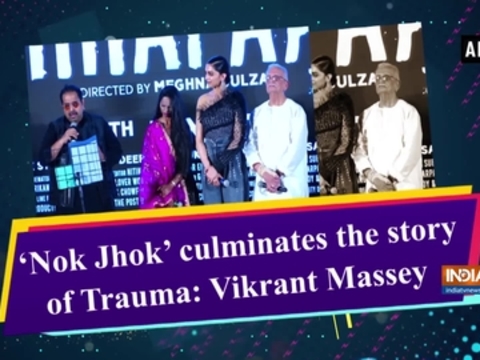 'Nok Jhok' culminates the story of Trauma: Vikrant Massey