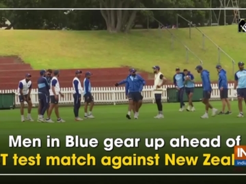 Men in Blue gear up ahead of 1ST test match against New Zealand