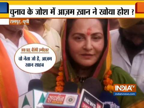 BJP leader Jaya Prada lashes out at Azam Kahan, says he is not in his senses