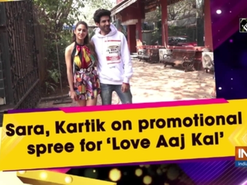 Sara, Kartik on promotional spree for 'Love Aaj Kal'