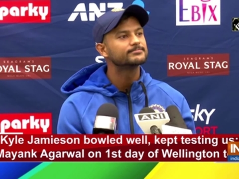 Kyle Jamieson bowled well, kept testing us: Mayank Agarwal on 1st day of Wellington test