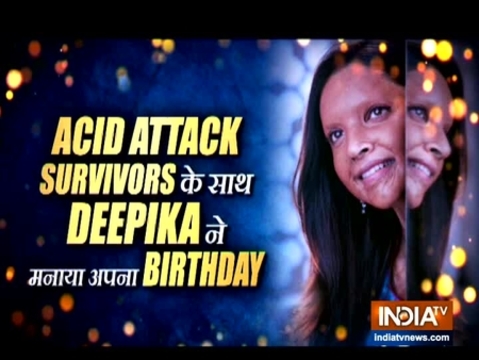 Deepika Padukone celebrates birthday with acid attack survivors