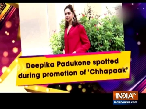 Deepika Padukone spotted during promotion of 'Chhapaak'