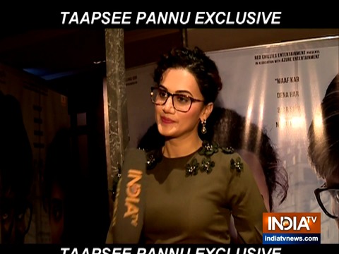 Taapsee Pannu's EXCLUSIVE interview for drama-thriller Badla