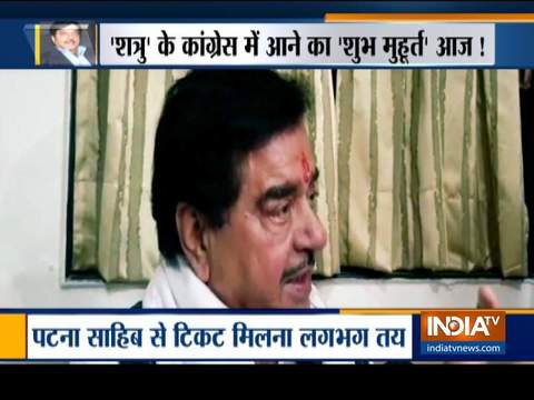 Lok Sabha Election 2019: Rebel BJP leader Shatrughan Sinha to join Congress today