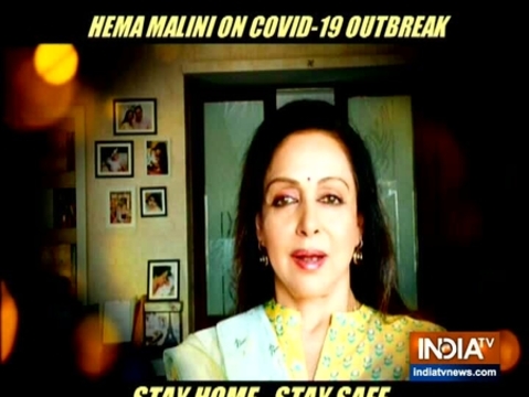 Hema Malini urges fans to stay home and stay safe