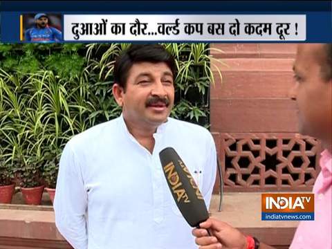 2019 World Cup 1st Semi-final: Manoj Tiwari, Kiren Rijiju give their best wishes to Team India