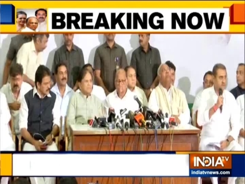 Maharashtra:Congress-NCP leaders addresses a joint press conference