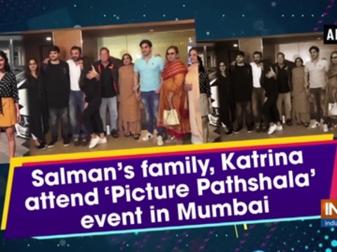 Salman's family, Katrina attend 'Picture Pathshala' event in Mumbai