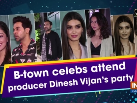 B-town celebs attend producer Dinesh Vijan's party