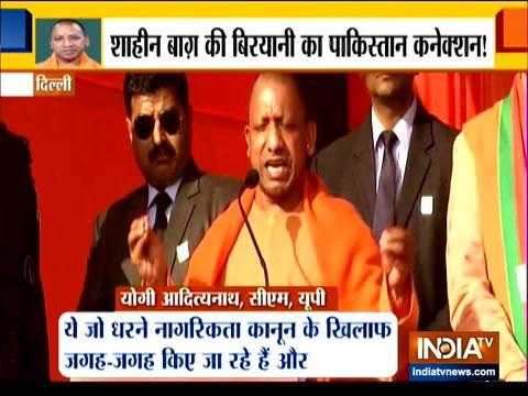 UP CM Yogi Adityanath slams APP in his Rally