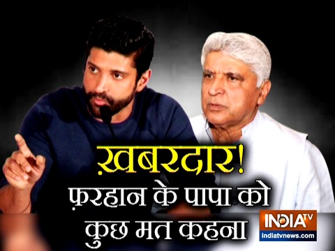 Farhan Akhtar on threats to father Javed Akhtar over ‘burqa’ ban comment