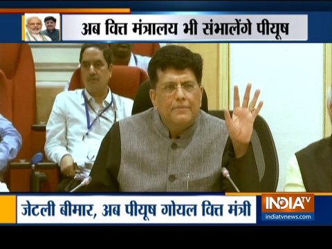 Piyush Goyal given additional charge of finance ministry, likely to present Union Budget