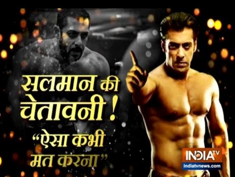 Salman Khan appeals to fitness lovers not to use steroids