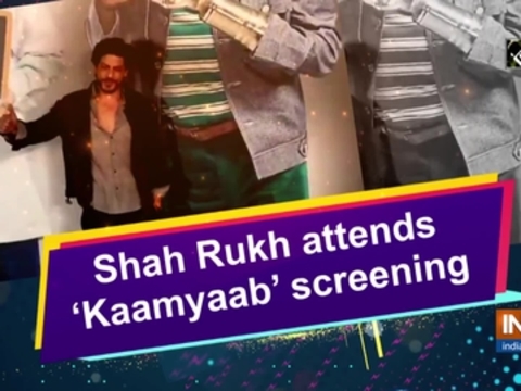 Shah Rukh attends 'Kaamyaab' screening