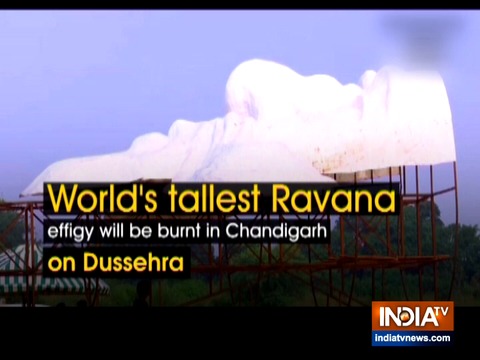 World's tallest Ravana effigy will be burnt in Chandigarh on Dussehra