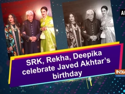 SRK, Rekha, Deepika celebrate Javed Akhtar's birthday