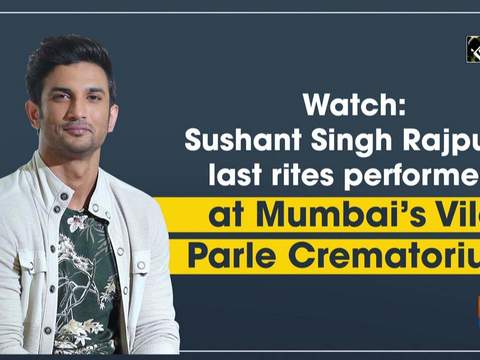 Watch: Sushant Singh Rajput's last rites performed at Mumbai's Vile Parle Crematorium