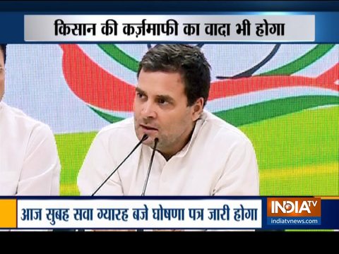 Congress to release manifesto for Lok Sabha Elections 2019 today