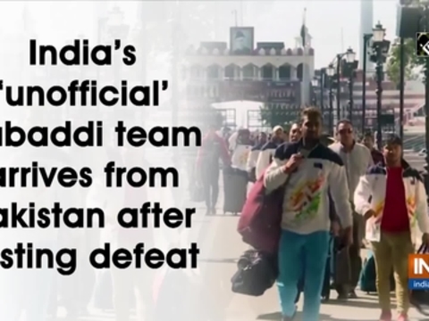 India's 'unofficial' Kabaddi team arrives from Pakistan after tasting defeat