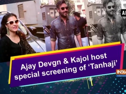 Ajay Devgn and Kajol host special screening of 'Tanhaji'