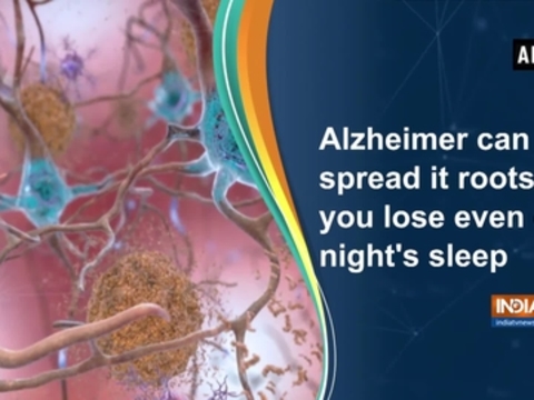 Alzheimer can spread it roots if you lose even one night's sleep