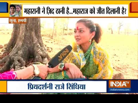 Watch interview with Priyadarshini Raje Scindia on India TV's Special Show Chunav Rath