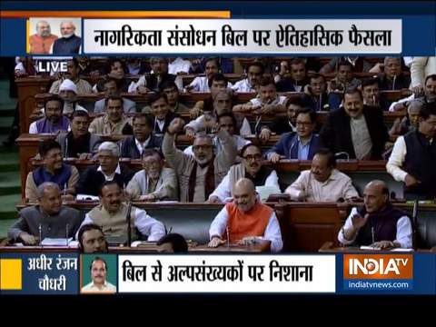 Citizenship Amendment Bill 2019 passed in Lok Sabha with 311 'ayes' and 80 'noes'