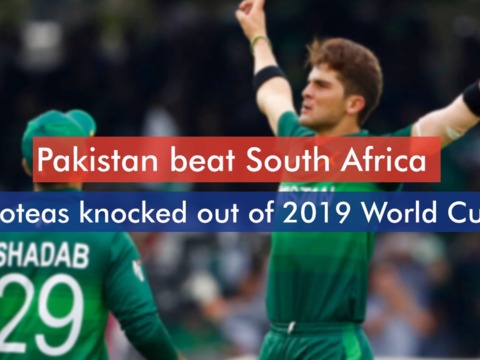 Pakistan knock South Africa out of 2019 World Cup