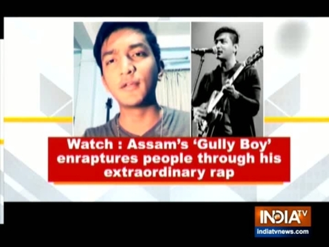 Assam’s ‘Gully Boy’ enraptures people through his extraordinary rap