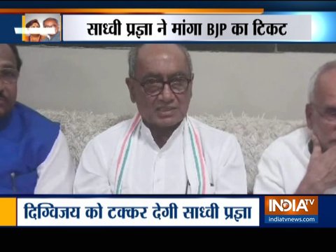 Sadhvi Pragya Thakur wants to contest election against Digvijay Singh from Bhopal