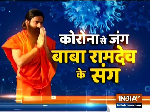 Swami Ramdev gives yoga tips to COVID-19 survivor Zoa Morani to avoid relapse