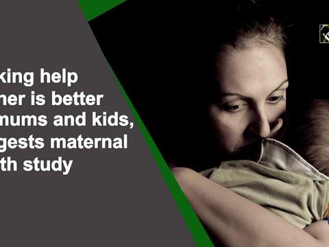 Seeking help sooner is better for mums and kids, suggests maternal health study