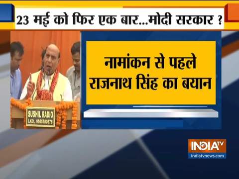 Entire country wants Narendra Modi to be the PM again: Rajnath Singh