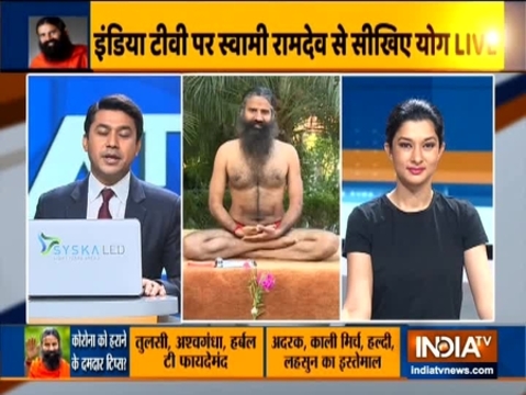 Swami Ramdev suggest yoga asanas to reduce blood pressure