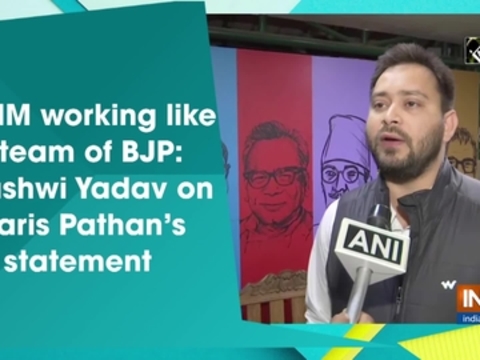 AIMIM working like B-team of BJP: Tejashwi Yadav on Waris Pathan's statement