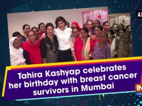 Tahira Kashyap celebrates her birthday with breast cancer survivors in Mumbai