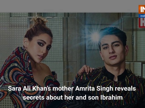 Sara Ali Khan’s mother Amrita Singh reveals secrets about her and son Ibrahim