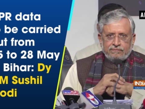 NPR data to be carried out from 15 to 28 May in Bihar: Dy CM Sushil Modi