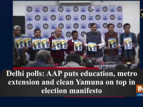 Delhi polls: AAP puts education, metro extension and clean Yamuna on top in election manifesto