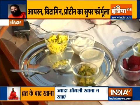 Know what things should be consumed after opening Karva Chauth fast from Swami Ramdev