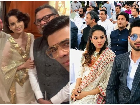 Kangana, Karan's selfie to Shahid-Mira's appearance, complete album of Bollywood celebs at PM Modi's swearing-in