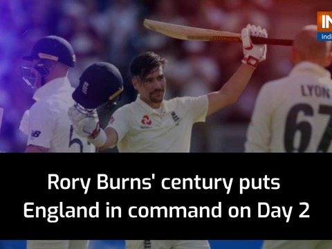 Rory Burns' century puts England in command on Day 3